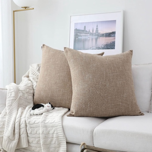 Luxury Home | Oversized Lined Linen Pillow Covers - Picture 1 of 4